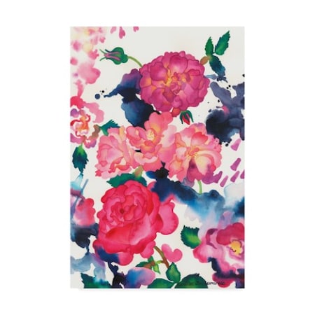 Carissa Luminess 'A Rose Is Just A Rose' Canvas Art,16x24